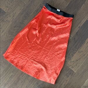 Serra Vibrant Orange A-Line Skirt